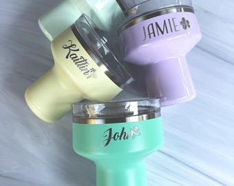 Personalized Margarita Tumbler 16 oz engraved Reduce saltini cocktail cup for engagement gift for margarita lover