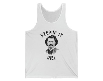 Keepin' it Riel Metis Tank Top - Metis Pride - Louis Riel Tank Top