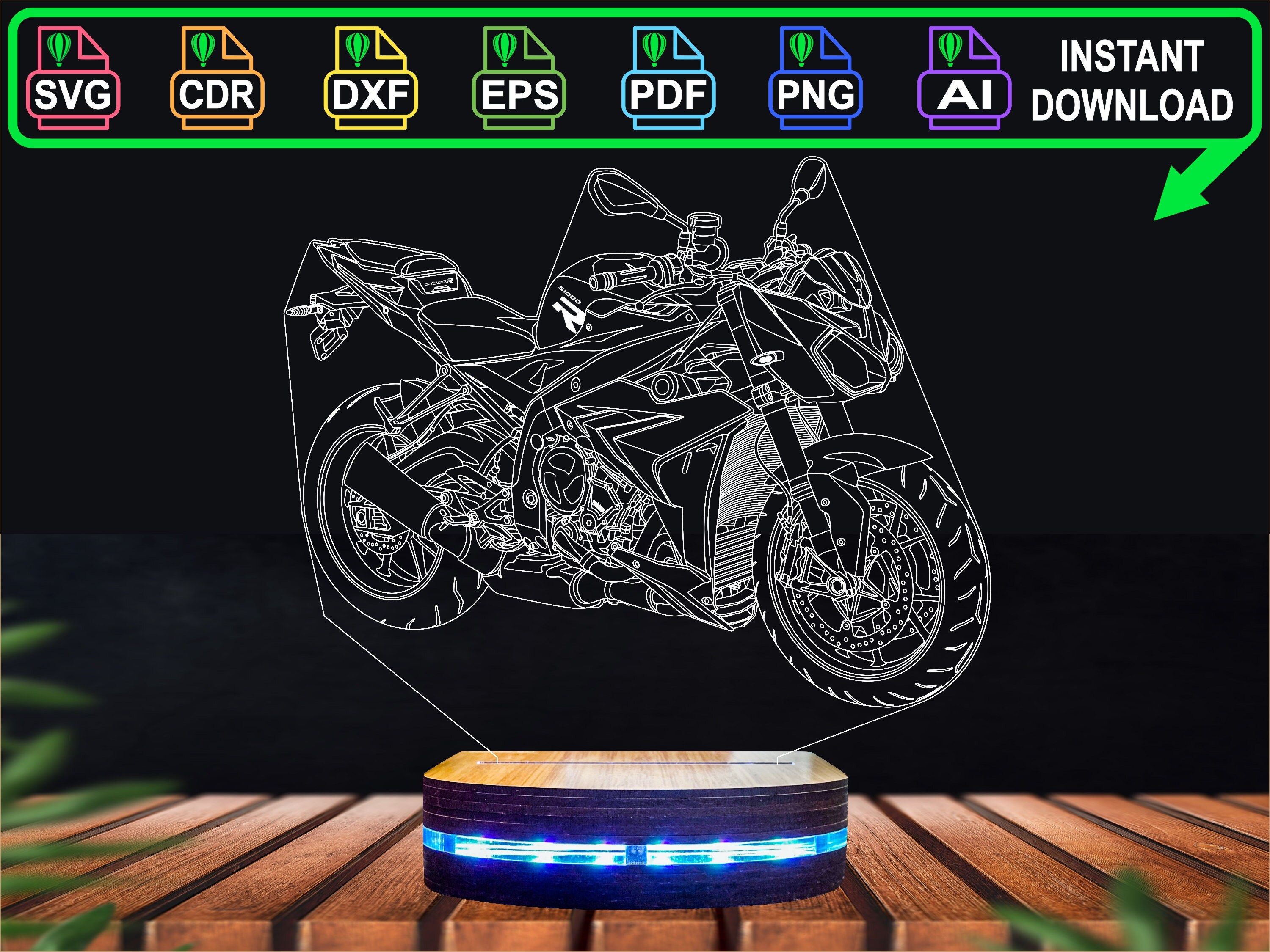 DTKP ARTES: Desenho Moto BMW R 1200 Custon