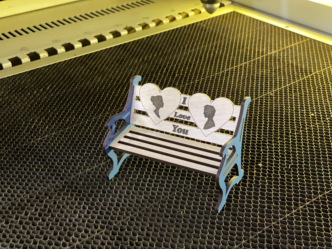 Laser Cut Bench Drawing, Laser Cut Bench Laser Cut File Svg. - Etsy UK