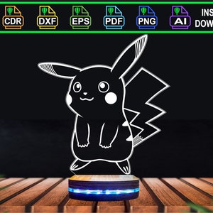 Lampe LED Pokémon Pikachu 30cm - TEKNOFUN - LAMP811406TEK 