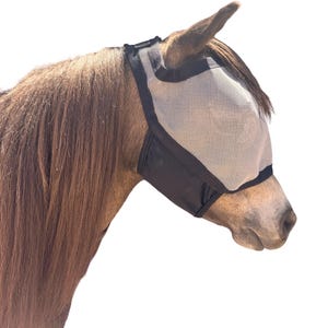 X-SPAND® Miniature Horse Fly Mask! Patented Lycra Jaw! So Comfortable