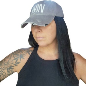 WIN embroidered Distressed Trucker Hat Mesh Baseball Unisex Cap X-SPAND EQUINE limited edition