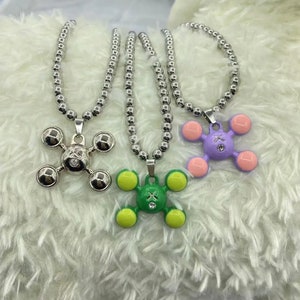 4 Ball Pendant Sterling Silver Chain/Necklace