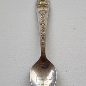 Vintage Souvenir Collectible Spoon - Washington D.C, D.C 76, U.S Capitol