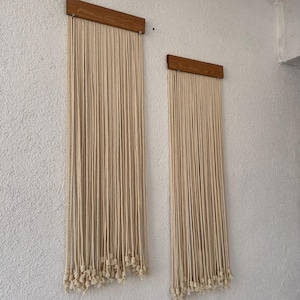 Set-2 Boho Chic Macrame Wall Hanging Modern Woven Tapestry Home Decor Fiber Art