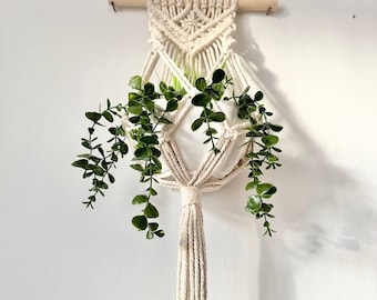 Handmade Macrame Plant Hanger: Bohemian Home Decor, 30-Inch