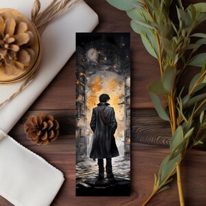 Mystical Wizard World Watercolor Bookmark/Fantasy Door to Another World Page Marker/Bookish Gifts for Readers