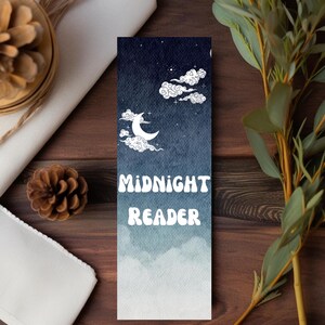 Midnight Reader Bookmark/Night Sky Book Accessory/Nature Lover Gift