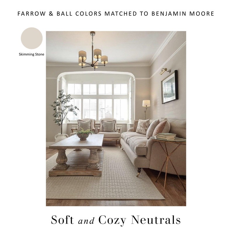 Farrow & Ball Matched to Benjamin Moore Farrow Ball Dupes Etsy
