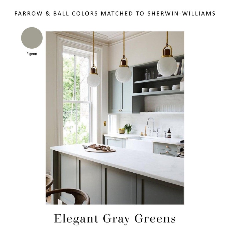 Farrow & Ball Matched to Sherwin Williams Farrow Ball Dupes Etsy