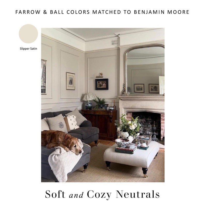 Farrow & Ball Matched to Benjamin Moore Farrow Ball Dupes Etsy