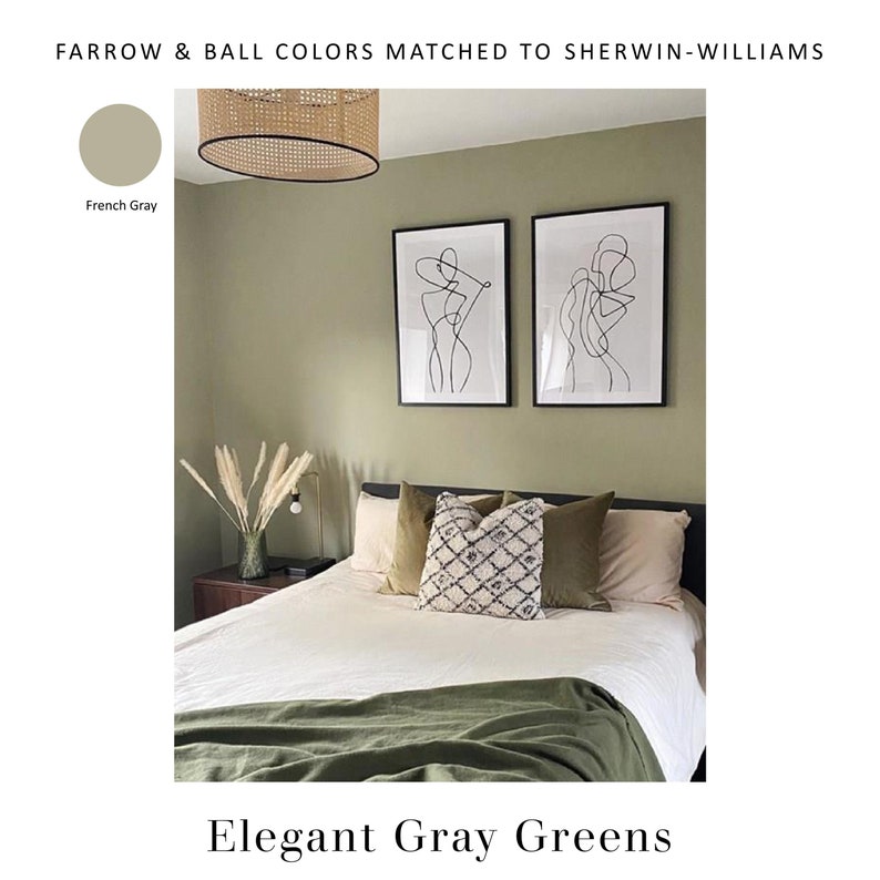 Farrow & Ball Matched to Sherwin Williams Farrow Ball Dupes Etsy