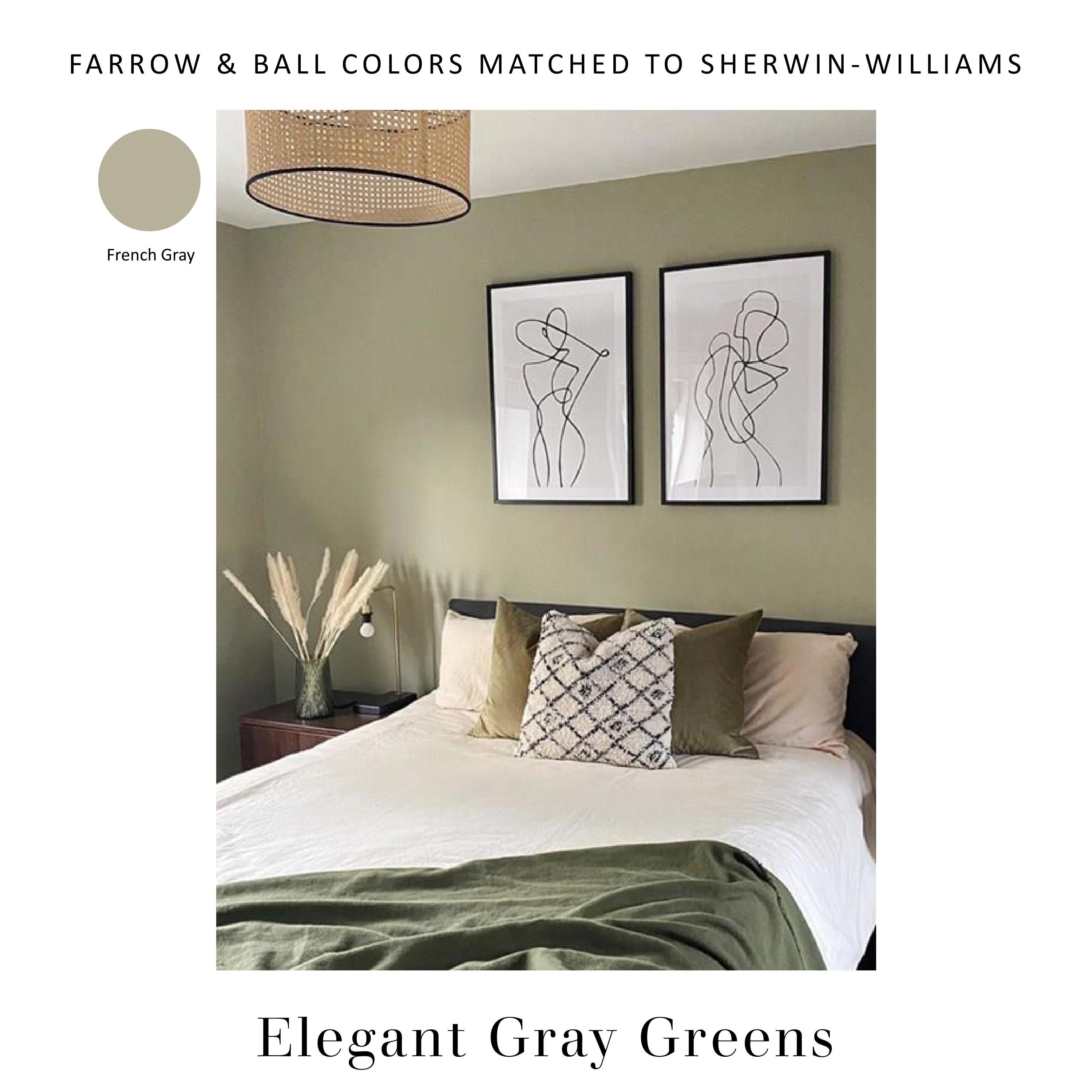 Farrow & Ball Matched to Sherwin Williams Farrow Ball Dupes Etsy