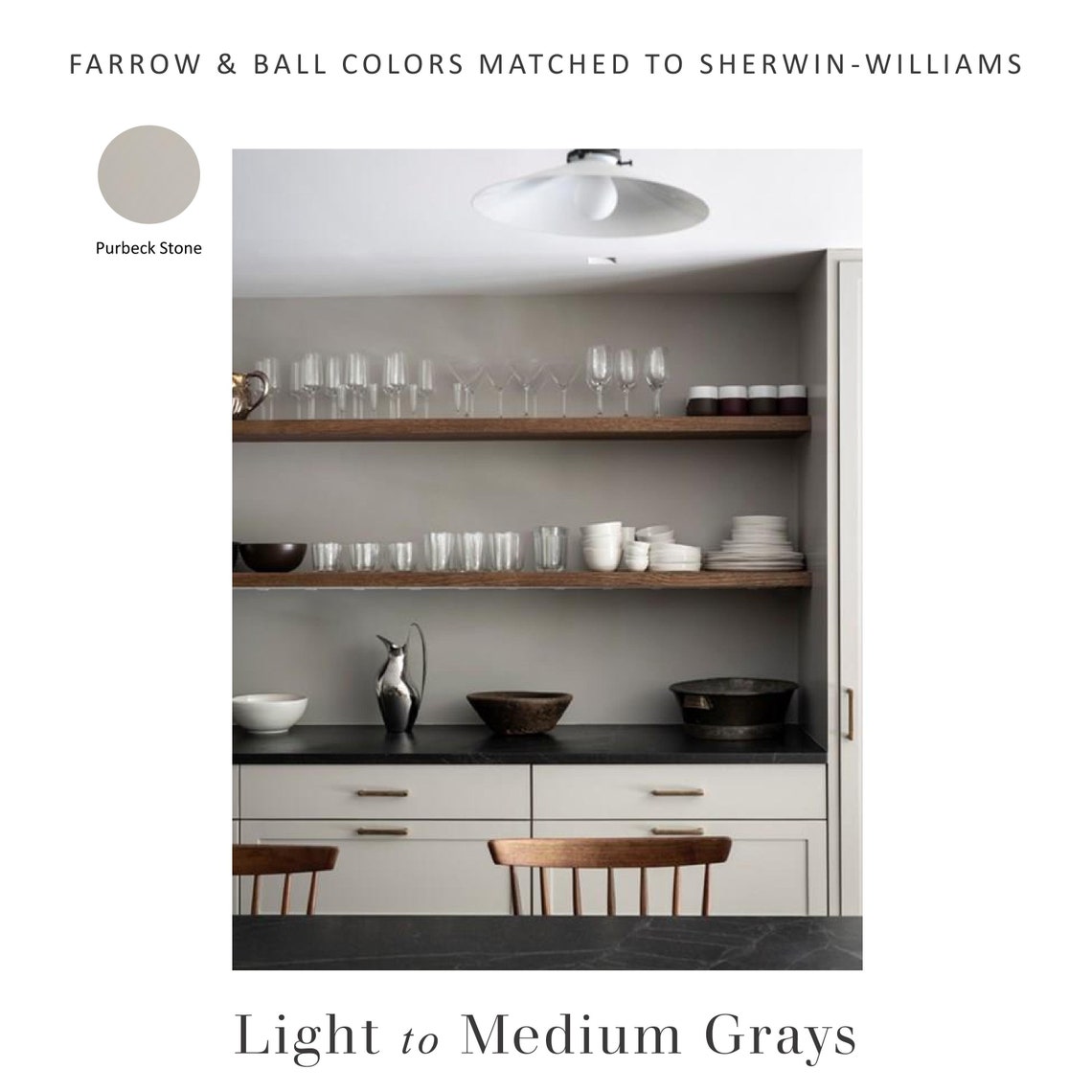 Farrow & Ball Matched to Benjamin Moore Farrow Ball Dupe Etsy
