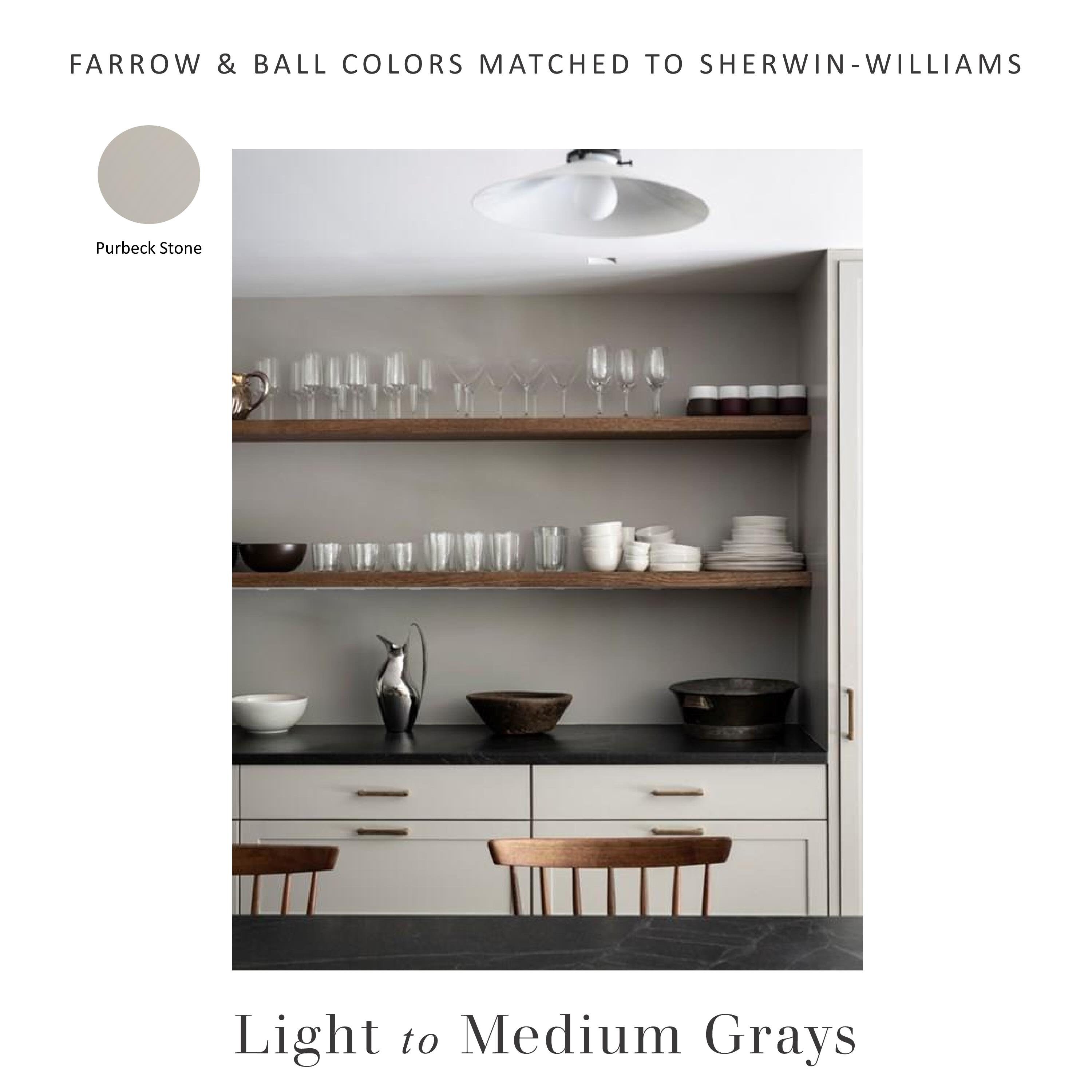 Farrow & Ball Matched to Benjamin Moore Farrow Ball Dupe Etsy