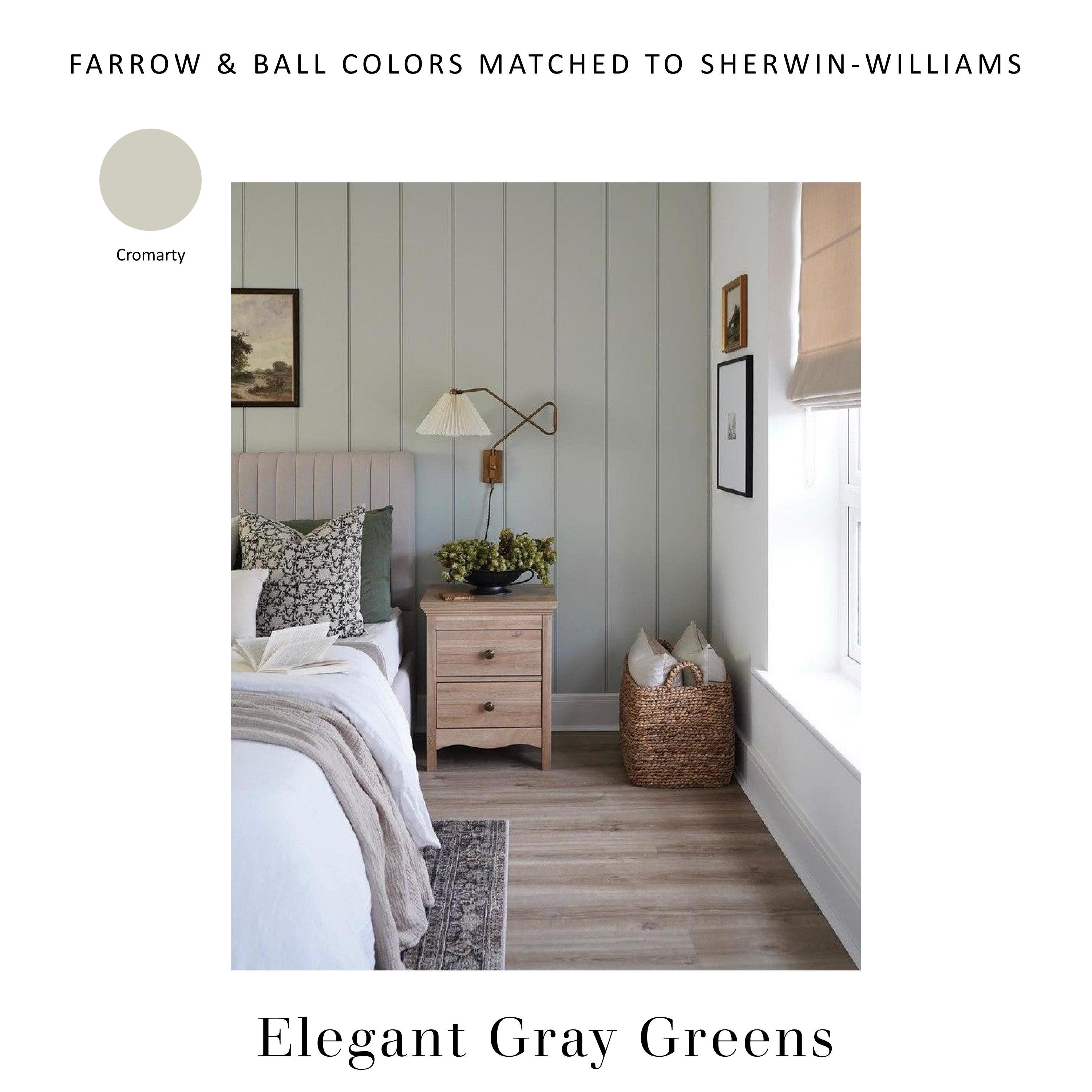 Farrow & Ball Matched to Sherwin Williams Farrow Ball Dupes Etsy
