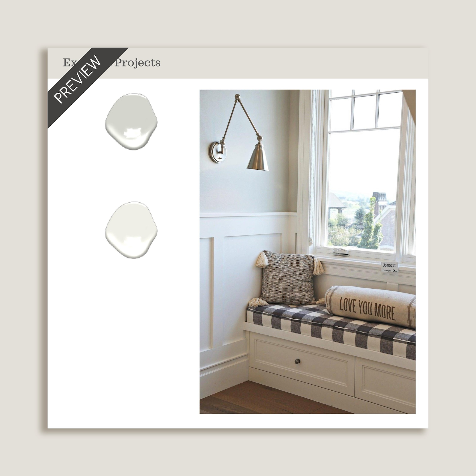Benjamin Moore Sea Salt Paint Color Palette, Best Neutral Bedroom
