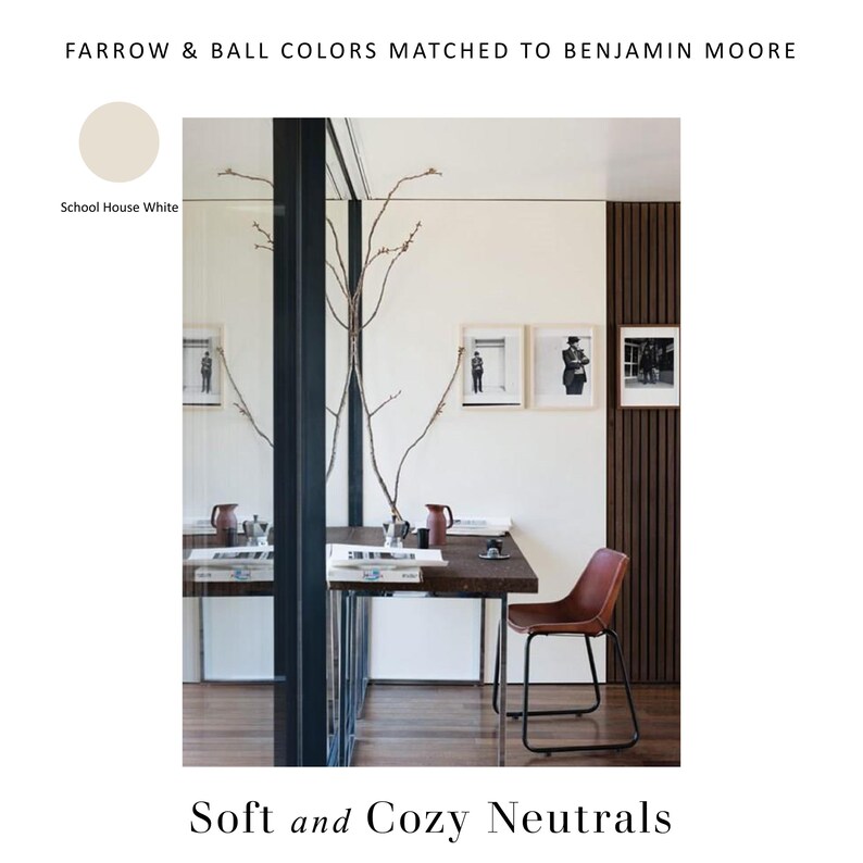 Farrow & Ball Matched to Benjamin Moore Farrow Ball Dupes Etsy