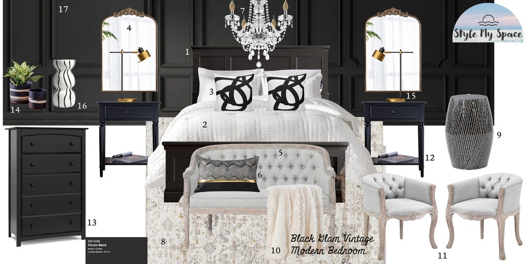 Glam Bedroom Design|girl's Bedroom|online Interior Design|custom ...