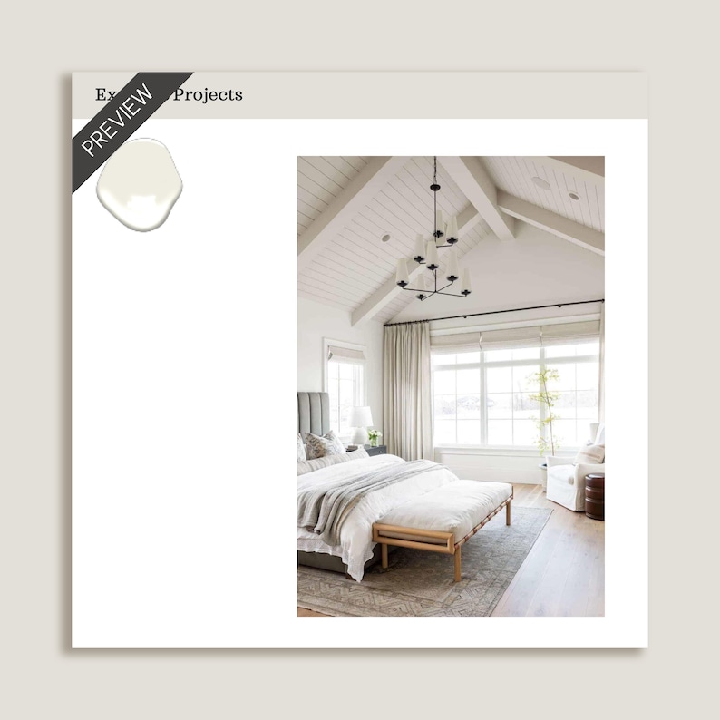 Benjamin Moore White Dove Paint Color Palette, Best Whites, Undertone