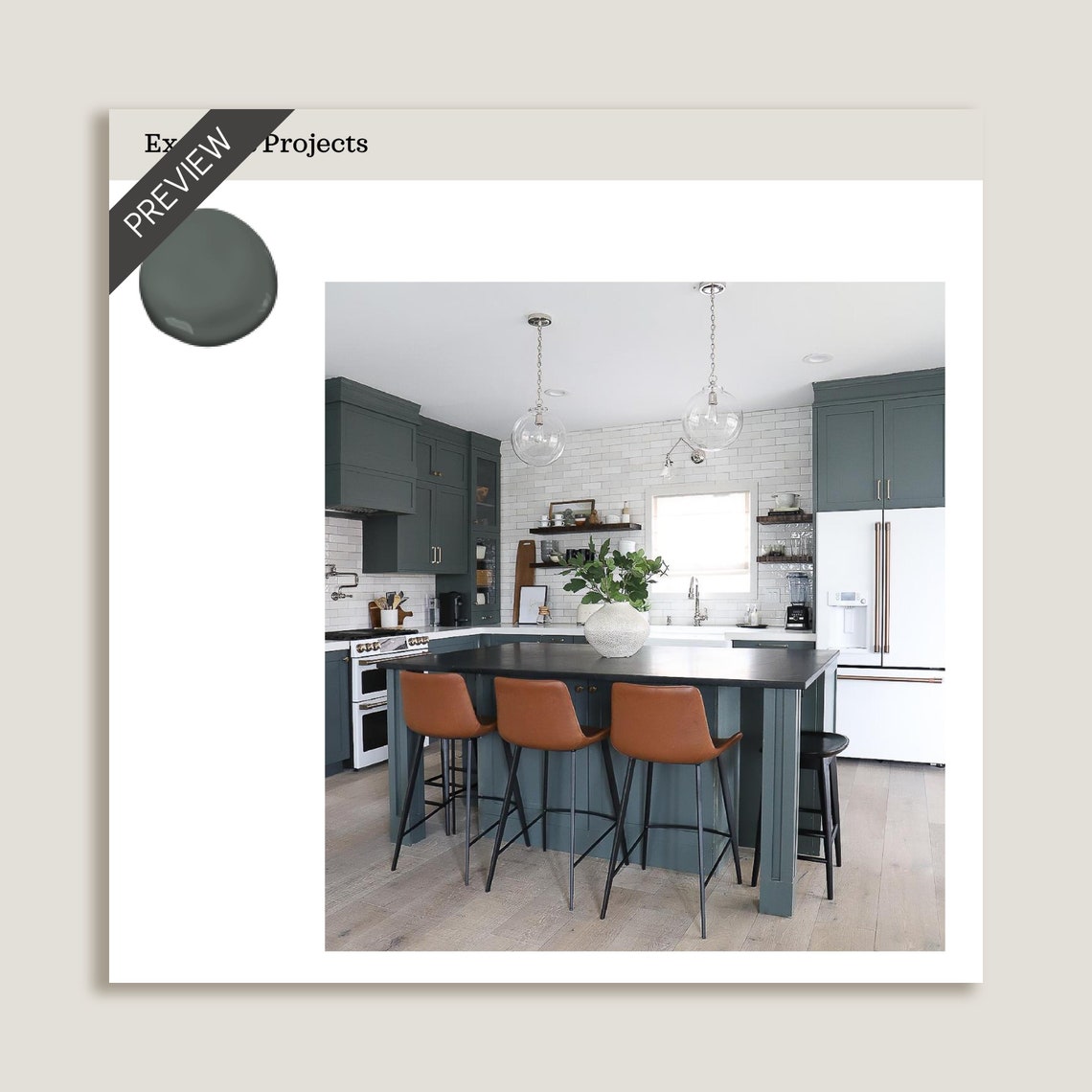 Lake House Paint Color 2023, Benjamin Moore, Mountain House Paint Color