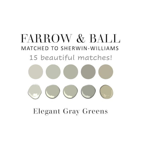 French Grey Farrow and Ball Etsy