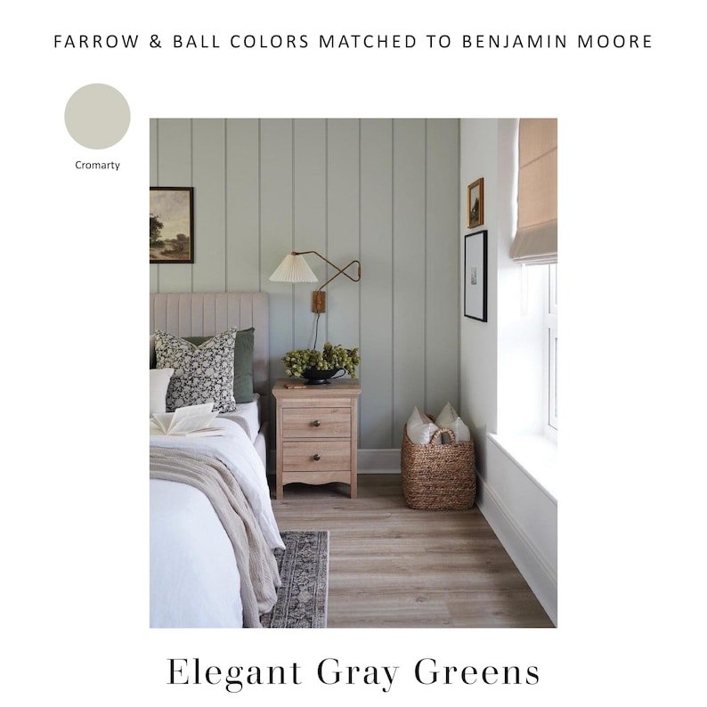 Farrow & Ball Matched to Benjamin Moore Farrow Ball Dupes Etsy