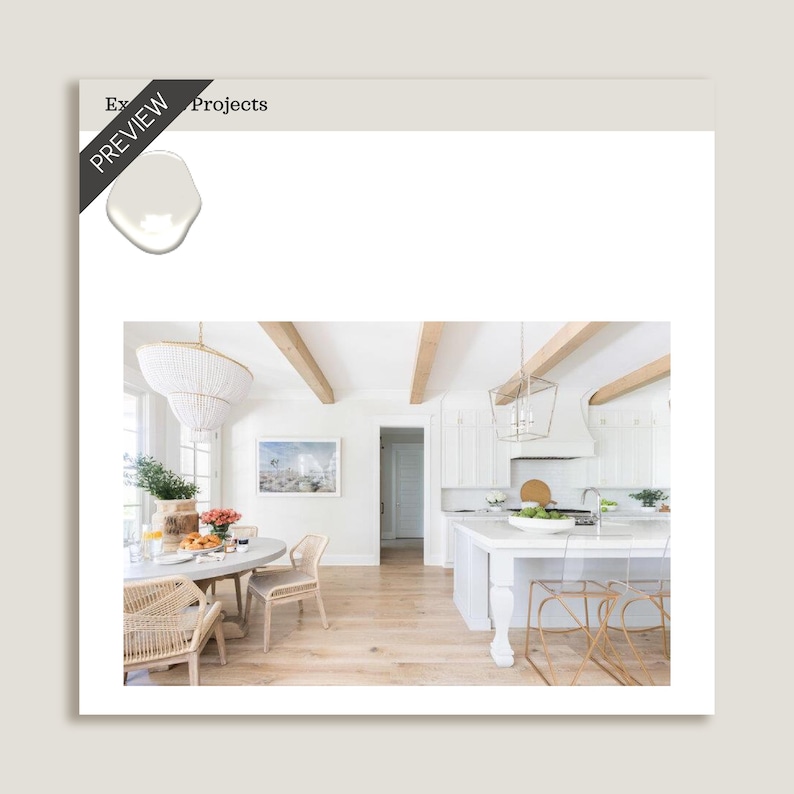 Benjamin Moore White Dove Paint Color Palette, Best Whites, Undertone