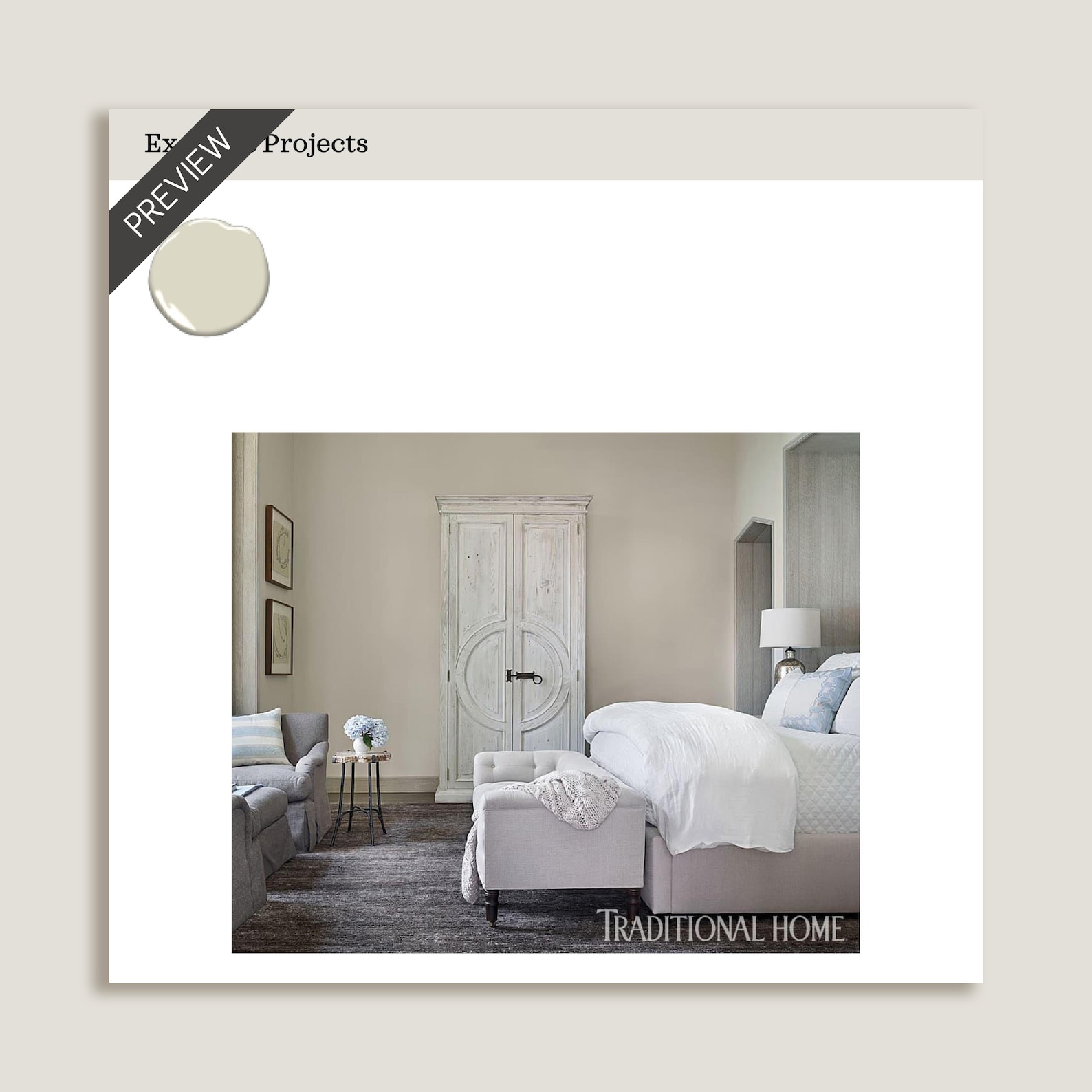 Cozy Neutral Paint Palette, Benjamin Moore, Best Neutral Paint Color