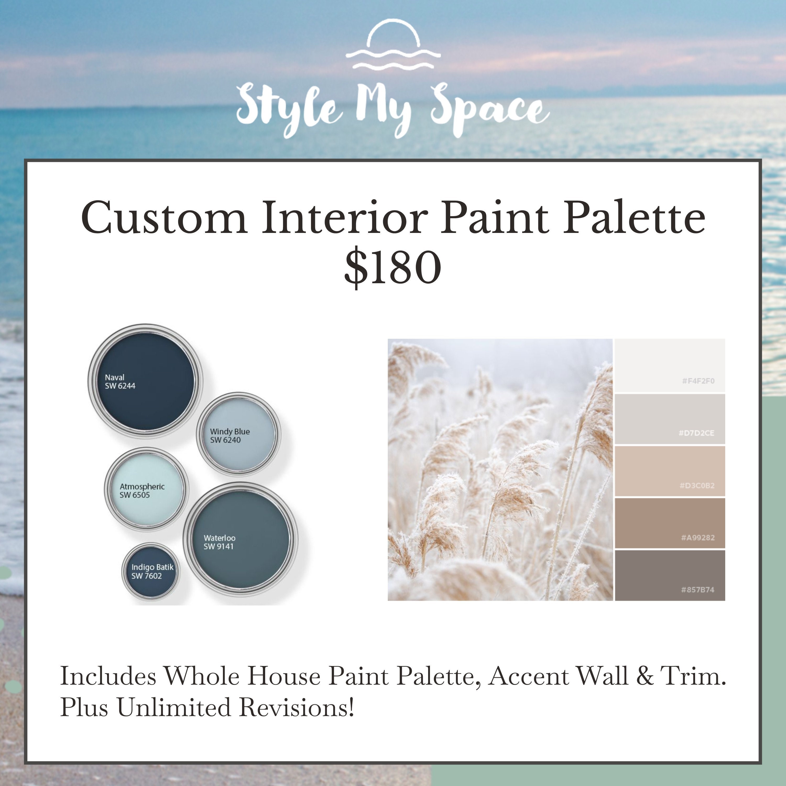 Interior Paint Colorcolor Consultationcoordinating Paint Etsy