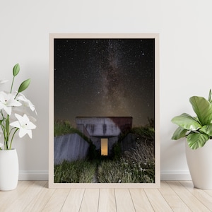 Gateway To The Galaxy | Milky Way Print, Milky Way Canvas, Galaxy Wall Art, Night Sky Wall Art, Home Wall Art Decor, Living Room Wall Decor