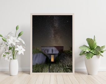 Gateway To The Galaxy | Milky Way Print, Milky Way Canvas, Galaxy Wall Art, Night Sky Wall Art, Home Wall Art Decor, Living Room Wall Decor