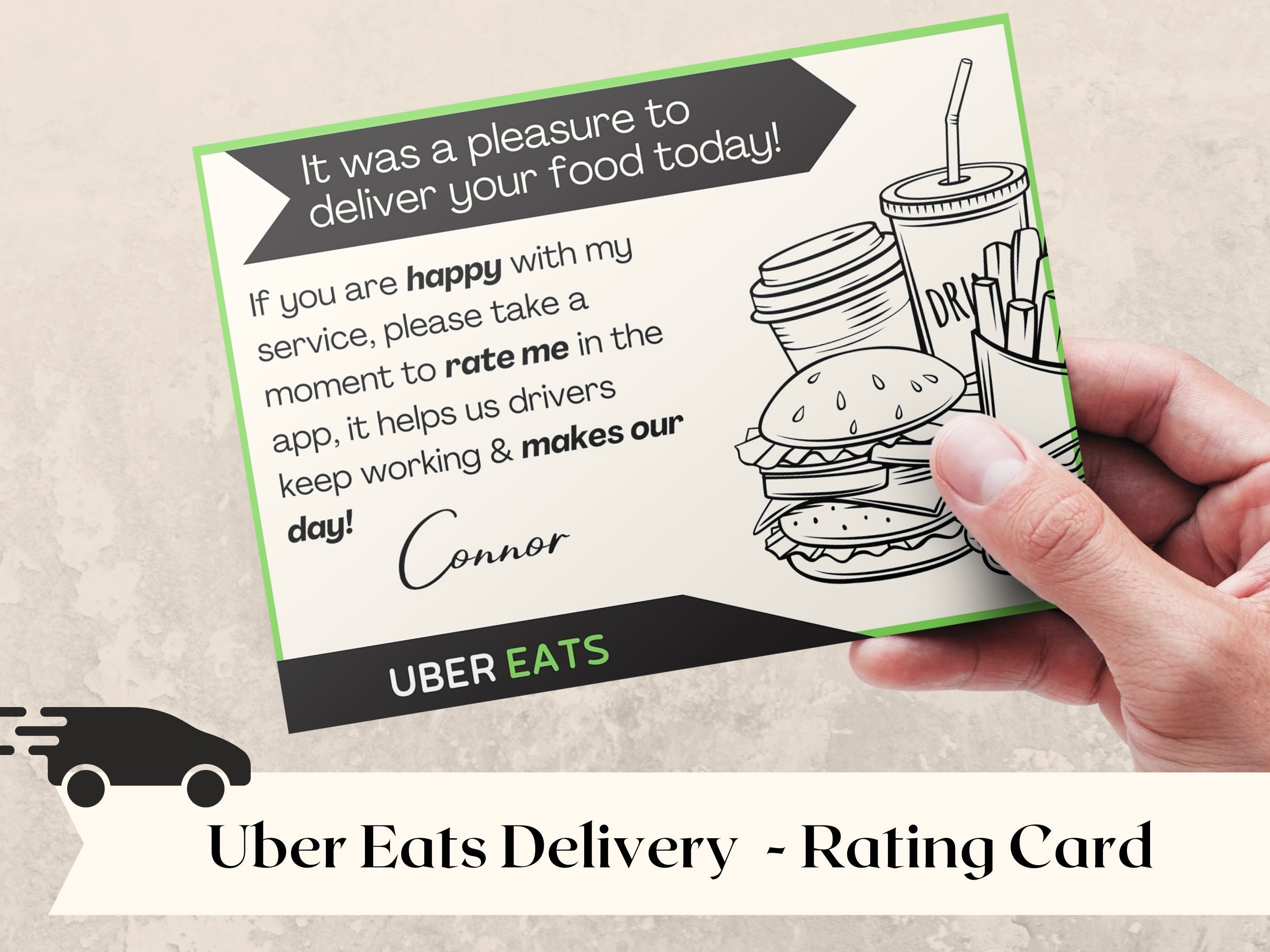 Redes Delivery Ticket TR Ubereats, PDF, Nutrição