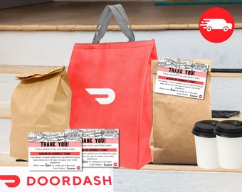 Personalized Doordash Thank You Digital Download (Instant Download) 