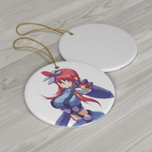 Anime Girl Trainer | Characters holiday Ornament | Anime Holiday Gift | Custom Ornaments | Custom anime gifts & merch
