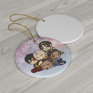 Anime Characters holiday Ornament | Anime Holiday Gift | Custom Ornaments | Custom anime gifts & merch