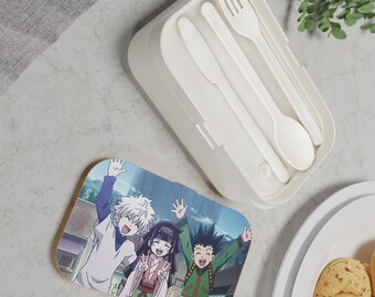 Lonchera Bento de Anime / Bento de Personajes Japoneses / Regalo para Ella y para Él