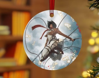 Ornements PERSONNALISÉS avec texte facultatif au dos ! | Ornements d&#39;anime | cadeaux de Noël personnalisés | décoration personnalisée