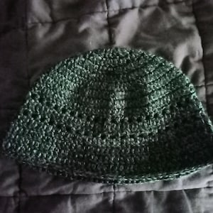 Adult Kufi Hat Pattern *(PDF, CROCHET, WRITTEN)*