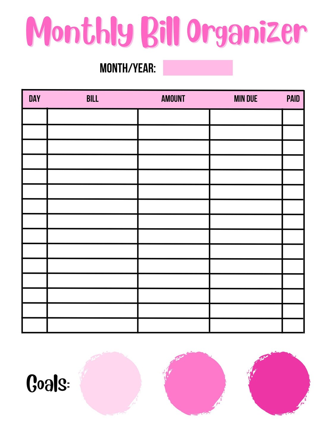 Happy Planner Monthly Organizer Etsy