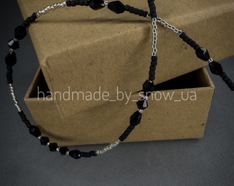 Handmade choker made of Japanese TOHO beads