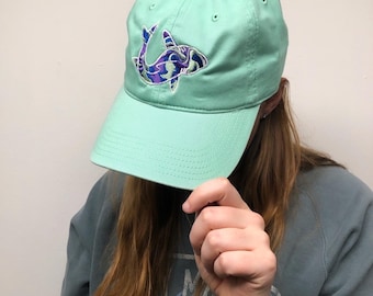 Embroidered Tiger Shark Dad Hat - Legacy Twill Baseball Cap