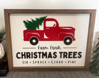 Christmas Tree Truck Sign, Christmas Tree Farm, Christmas Sign, Christmas Decor