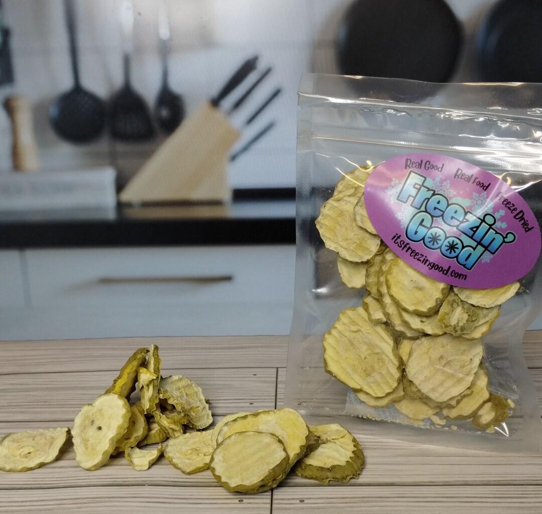 Freeze Dried Pickle Chips Etsy