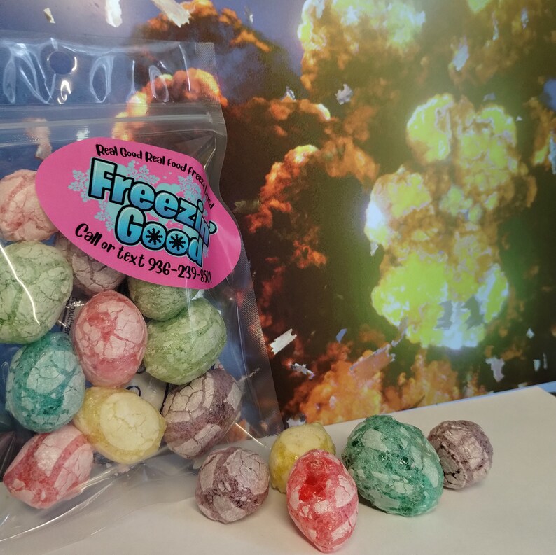 Freeze Dried Warhead Sour Candies Etsy