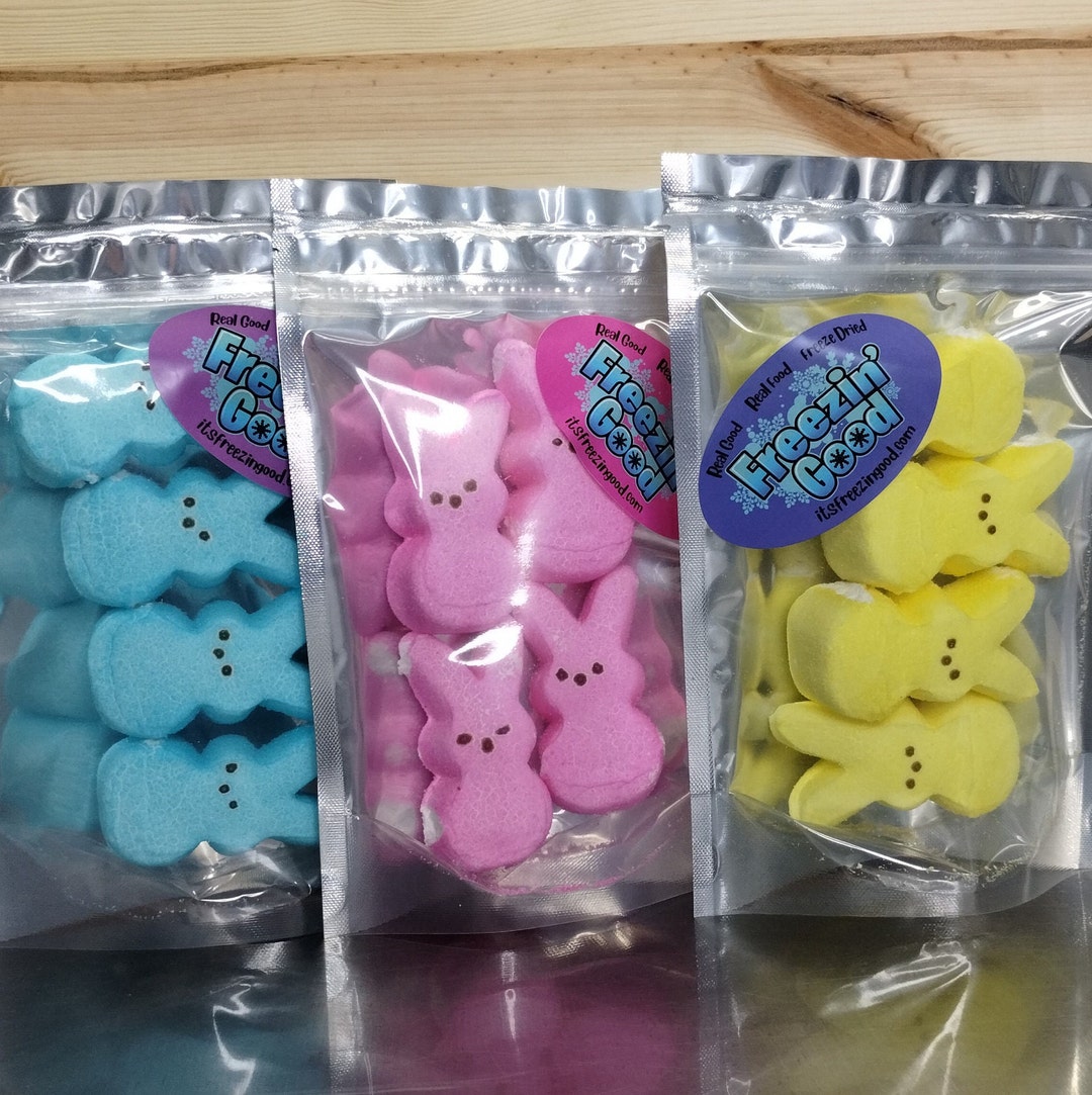 Marshmallow Bunny Rabbits Easter Freeze Dried Candy Candies Etsy