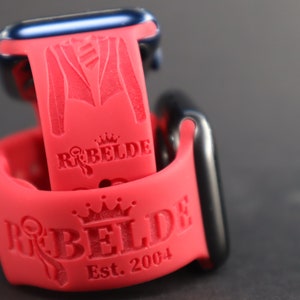 RBD | REBELDE | Engraved silicon Apple Watch Band