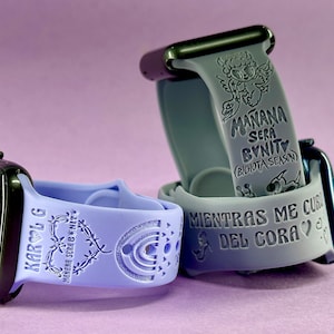 Karol G | Bichota | MAMI Engraved silicon Apple Watch Band