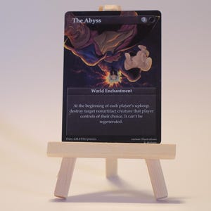 El Abismo, Carta Proxy de MTG, Mazo de Commander o FNM, Altar de Arte Completo